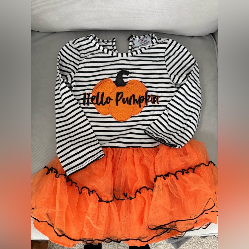 Pumpkin Tutu Dress